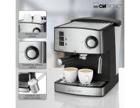 Кофемашина Clatronic ES 3643 schwarz-inox
