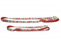 Поводок для собак регулируемый Doog Scooby, разноцветный, 130-160/2.5 см (LEADMCS-L)