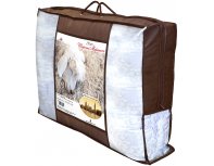 Merinos sheep wool blanket Elf double 398-ШМ