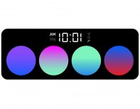 Часы с беспроводным зарядным устройством Rombica Timebox 1 белый RA-241708