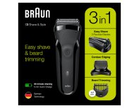 Электробритва Braun Series 3 Shave&Style 300bt + насадка-триммер и 5 гребней