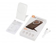 Аккумулятор внешний магнитный Qjet MagnIQ, 5000 mAh, белый (230436)