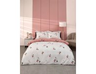 Комплект постельного белья Arya Simple Living Rosette семейный розовый 8680943243652