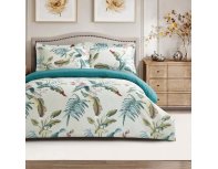 Комплект постельного белья Arya Simple Living Hawaii семейный Зеленый 8680943243782