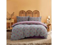 Bedding set Arya Little Pumpkins single grey, lilac 8680943253491