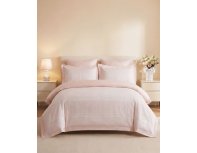 Комплект постельного белья Arya Imperia So Chic евро, 2-спальный розовый, белый 8680943260451