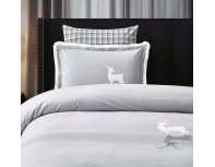 Bedding set Arya Nature Euro, double light grey 8680943262639