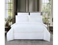 Bedding set Arya Elegant Ivory Euro, double white 8680943267955