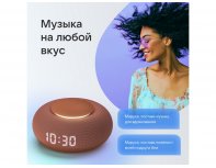 Smart speaker VK Capsule Mini with voice assistant Marusia terracotta