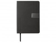 Gift set Lettertone Tesla with an A5 notepad, pen, and 10,000 mAh power bank, black