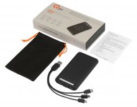 Portable Wireless Charger Qjet Airbank, 10000 mAh, Black (5910627)