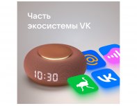 Smart speaker VK Capsule Mini with voice assistant Marusia terracotta