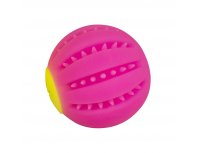 Игрушка для собак интерактивная Duvo+ Мяч светящийся, розовый, 6.3 см RA-325374