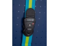 Ремень багажный с замком Routemark TSA355B морская волна