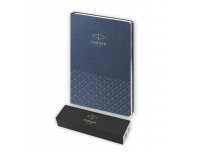 Ручка перьевая Parker Jotter Royal Blue CT, Mblue и ежедневник недатированный, синий (PRPS2030950)