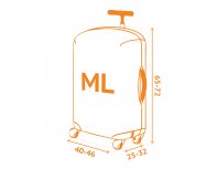 Чехол для чемодана Routemark Biruza M/L (SP500)