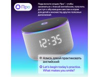 Колонка умная Яндекс Станция Мини 3 Про, Zigbee, модель YNDX-00059GRY (серый)