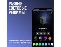 Smart speaker Yandex Station 3 with Alice, Zigbee, YNDX-00060GRY (gray)