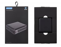 Battery external Evolt Brick 10 with quick charge QC/PD, 10000 mAh, black (392317)