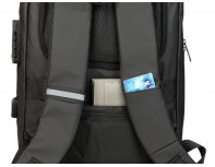Рюкзак для ноутбука Voyager Sheller с пластиковой поверхностью, черный (934457)