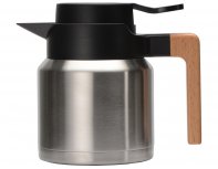 Coffee pot with wooden handle Eat 850 ml silver RA-236784
