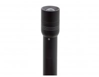 Фонарь Roq Wand на батарейках с регулируемым фокусом, IPX7, 250 Лм, черный (797321)