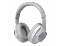 Headphones wireless over‑ear Deppa Stereo Ultra ANC, silver (1-44303)