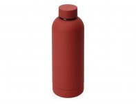 Термобутылка вакуумная Waterline Cask, soft touch, 500 мл, тубус, красный (813101W)