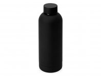 Термобутылка вакуумная Waterline Cask, soft touch, 500 мл, черный (813107W)