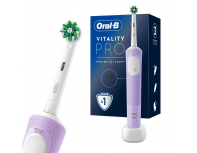 Electric toothbrush Oral-B Vitality Pro D103.413.3 Cross Action Protect X Clean lilac + Women's razor for bikini area Gillette Venus + Satin Care