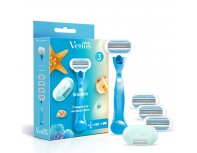 Набор подарочный женская бритва Gillette Venus Smooth + 4 кассеты + чехол