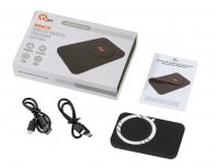 Battery external wireless magnetic Qjet MagnetIQ, 5000 mah, 10 W, grey (590970)