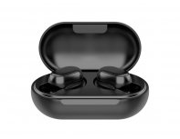 Наушники беспроводные Hiper Tws Oki Black (HTW-LX1) Bluetooth 5.0 гарнитура, черный (521000)