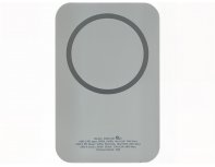Battery external wireless magnetic Qjet MagnetIQ, 5000 mah, 10 W, grey (590970)