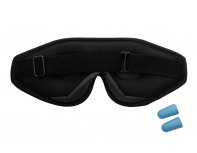 Children's mask for a sleep Routemark 3D Evolution black + birches