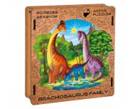 Пазл деревянный Active Puzzles Семья брахиозавров