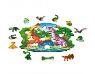 Пазл деревянный Active Puzzles Семья брахиозавров
