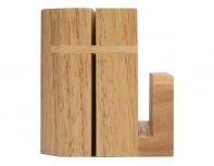 Set cheese Eat&Bite Break: 2 ceramic knives on a wooden stand, ceramic board (825908)