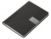 Gift set Lettertone Tesla with an A5 notepad, pen, and 10,000 mAh power bank, black