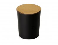 Soy scented candle in glass Kiana Niort, black