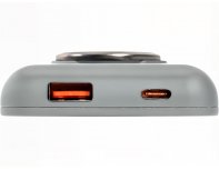 Battery external wireless magnetic Qjet MagnetIQ, 5000 mah, 10 W, grey (590970)