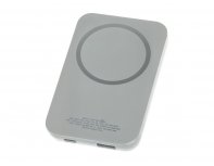 Battery external wireless magnetic Qjet MagnetIQ, 5000 mah, 10 W, grey (590970)