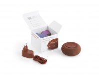 Smart speaker VK Capsule Mini with voice assistant Marusia terracotta