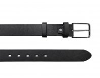 Gift set Long River: passport cover, belt, black (660147N)