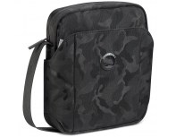 Shoulder bag Delsey Picpus, 18x21.5x6 cm, black camouflage (00335411210)