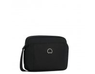 Women's shoulder bag Delsey Picpus 30x23x8 cm, black (00335411100)