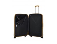 Suitcase Echolac Atlas Pro 4-wheel, 52x75x30 cm, silver (1124TS080919280)