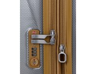 Suitcase Echolac Atlas Pro 4-wheel, 52x75x30 cm, silver (1124TS080919280)