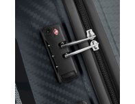 Suitcase Delsey Binalong 4-wheel, 53x75x30 cm, black (00310182100)