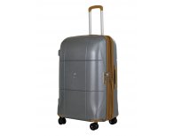 Suitcase Echolac Atlas Pro 4-wheel, 52x75x30 cm, silver (1124TS080919280)